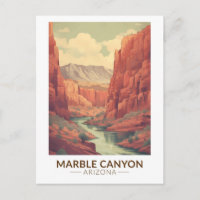 Marbre Canyon Arizona Voyage Art Rétro