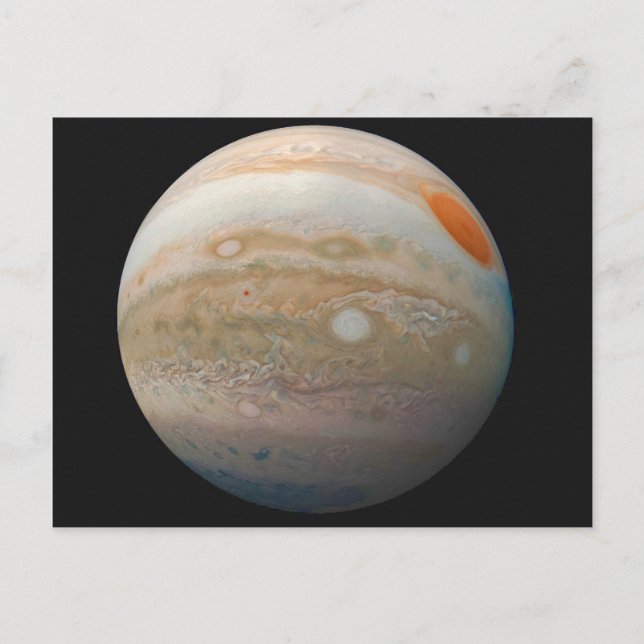 Carte Postale Marbre Jupiter de Junocam (Devant)
