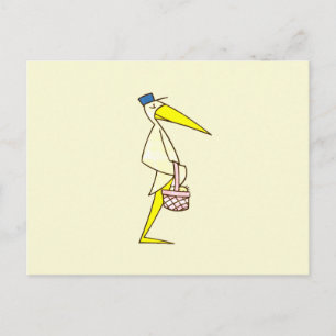 Carte Postale Marchandise de cigogne