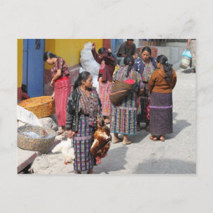 Carte Postale Marché Amérique centrale - Marché Guatemala