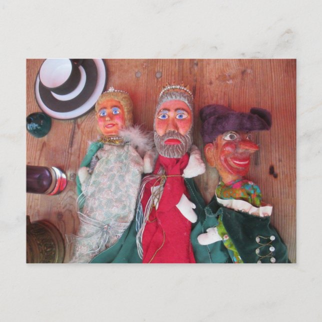 Carte Postale Marché aux puces (Devant)