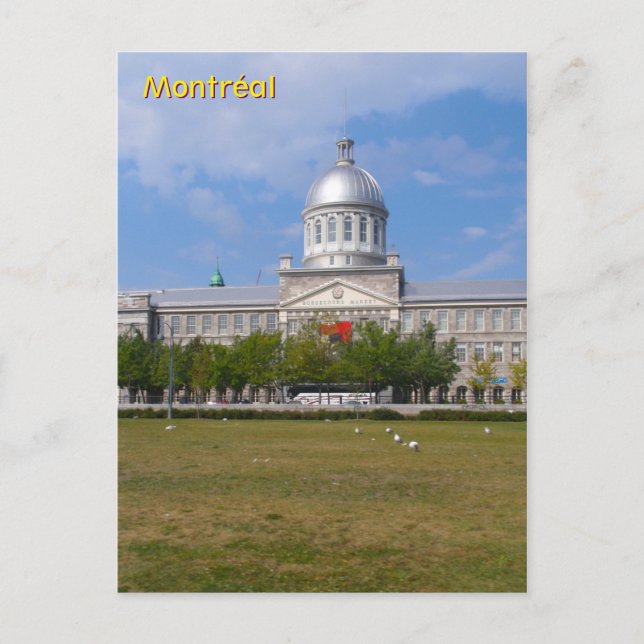Carte Postale Marché Bonsecours (Devant)
