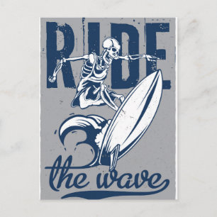 Carte Postale Marche de la vague