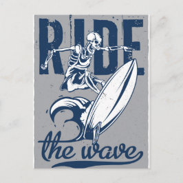 Carte Postale Marche de la vague