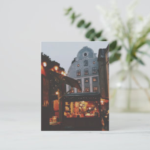 Carte Postale Marché de Noël à Stockholm