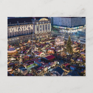 Carte Postale Marché de Noël de Dresde