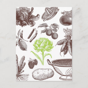 Carte Postale Marché des fermiers