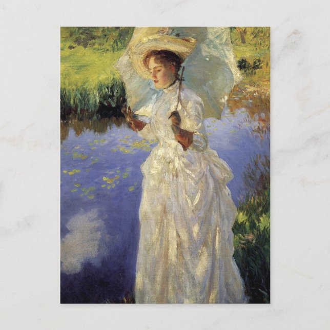 Carte Postale Marche du matin par John Singer Sargent (Devant)