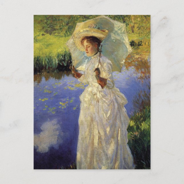 Carte Postale Marche du matin par John Singer Sargent (Devant)