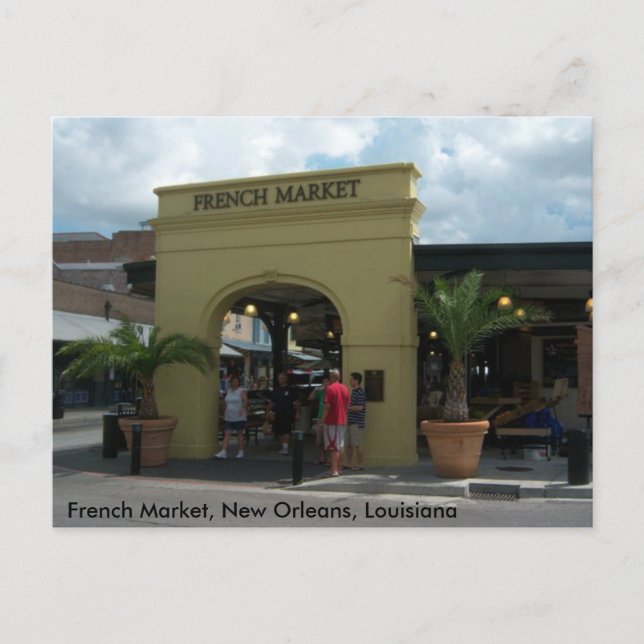 Carte Postale Marché français la Nouvelle-Orléans (Devant)