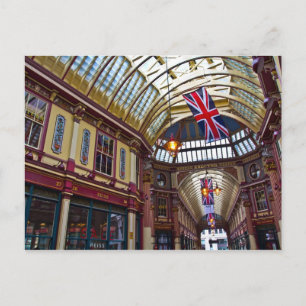 Carte Postale Marché Leadenhall Londres