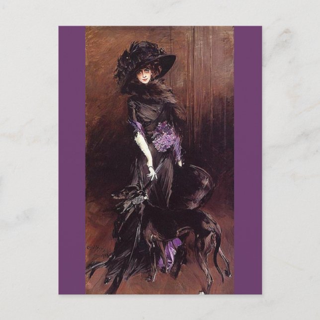 Carte Postale Marchesa Luisa Casati - Boldini (Devant)