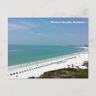 Carte Postale Marco Island Florida Beach Golfe du Mexique