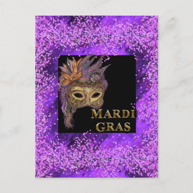Carte Postale Mardi Gras (Devant)