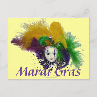 Carte postale Mardi Gras