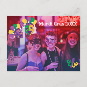 Carte Postale Mardi Gras Fleur De Lis Photo