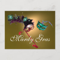 MARDI GRAS MASQUERADE JEU jaune