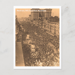 Carte Postale Mardi Gras New Orleans, photo 1925