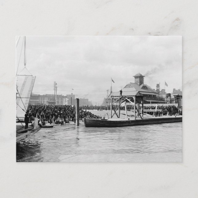 Carte Postale Mardi Gras, Nouvelle-Orléans : 1910 (Devant)