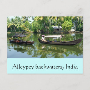 Carte Postale Mares d'Alleypey, Inde