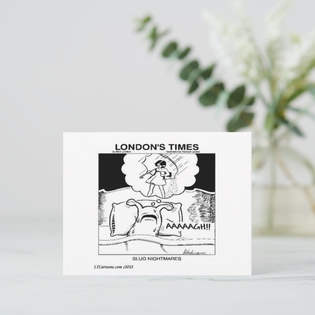 Carte Postale Mares de nuit Slug Classic LTCartoons Comic (Debout devant)