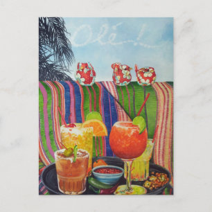 Carte Postale Margarita Tequila Ole !
