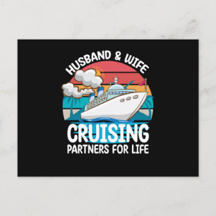 Carte Postale Mari Et Femme Partenaires De Croisière À Vie