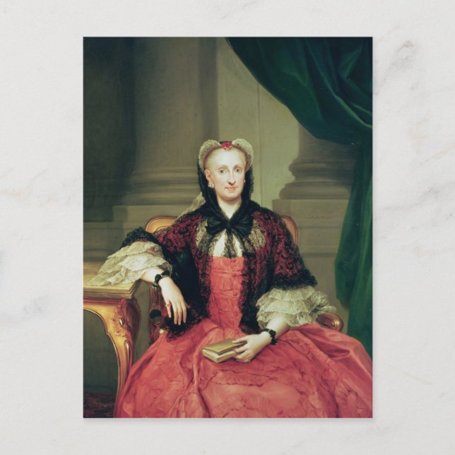 Carte Postale Maria Amalia de Saxe Reine d'Espagne (Devant)