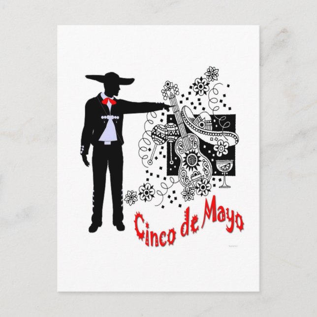 Carte Postale Mariachi-Cinco de Mayo (Devant)