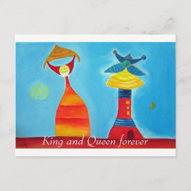 Carte postale mariage (Devant)