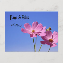 Carte postale mariage