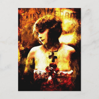 Carte postale mariage