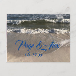 Carte postale mariage