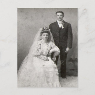 Carte postale Mariage