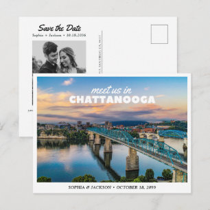 Carte Postale Mariage à Chattanooga - Épargnez la date