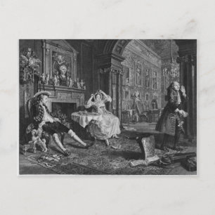 Carte Postale Mariage à la mode