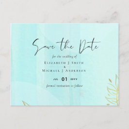 Carte Postale Mariage Abstrait moderne scandinave japonais