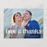 Carte postale Mariage Amour sans peur