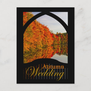 Carte Postale Mariage de automne d'automne