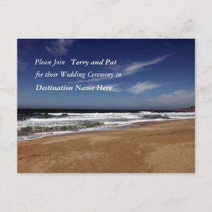 Carte Postale Mariage de destination