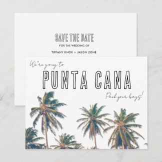 Carte Postale Mariage de destination à Punta Cana, Enregistrez l