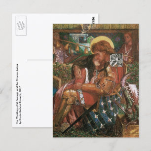 Carte Postale Mariage de St George, Princesse Sabra par Rossetti