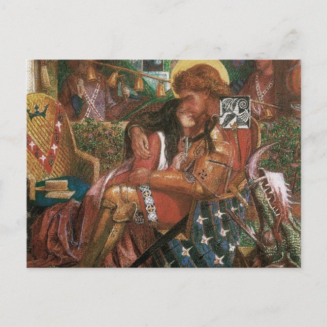 Carte Postale Mariage de St George, Princesse Sabra par Rossetti (Devant)
