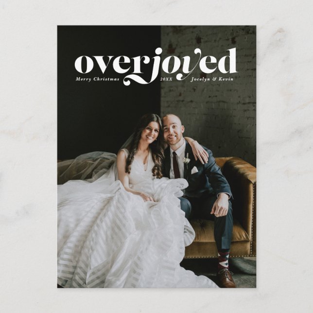 Carte postale mariage de vacances (Devant)