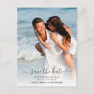 Carte Postale *~* MARIAGE ENREGISTRER LA DATE - QR Website AR6