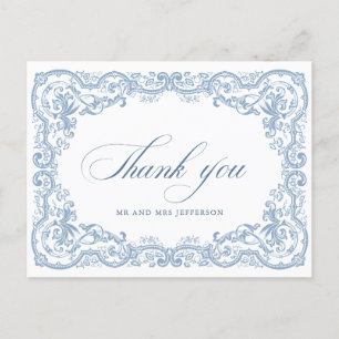 Carte Postale Mariage Floral de la Renaissance