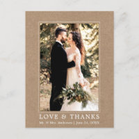 Mariage Kraft de Photo de Remerciement d'Amour Sim