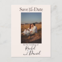 Mariage moderne Enregistrer la photo de la date