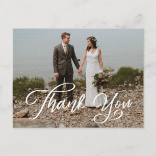 Carte postale Mariage photo de script main