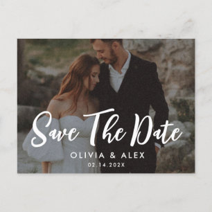 Carte Postale Mariage photo Enregistrer la date